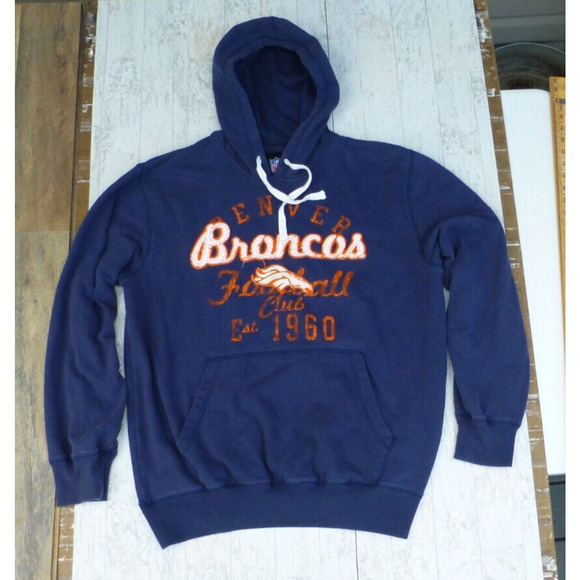 NFL Denver Broncos Men's pullover aplique G-III Hoodie Sweatshirt (Medium) - Picture 1 of 9